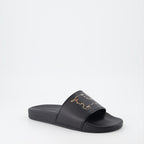 Sapatos abertos Claquettes Cavalier Burberry Preto Homme