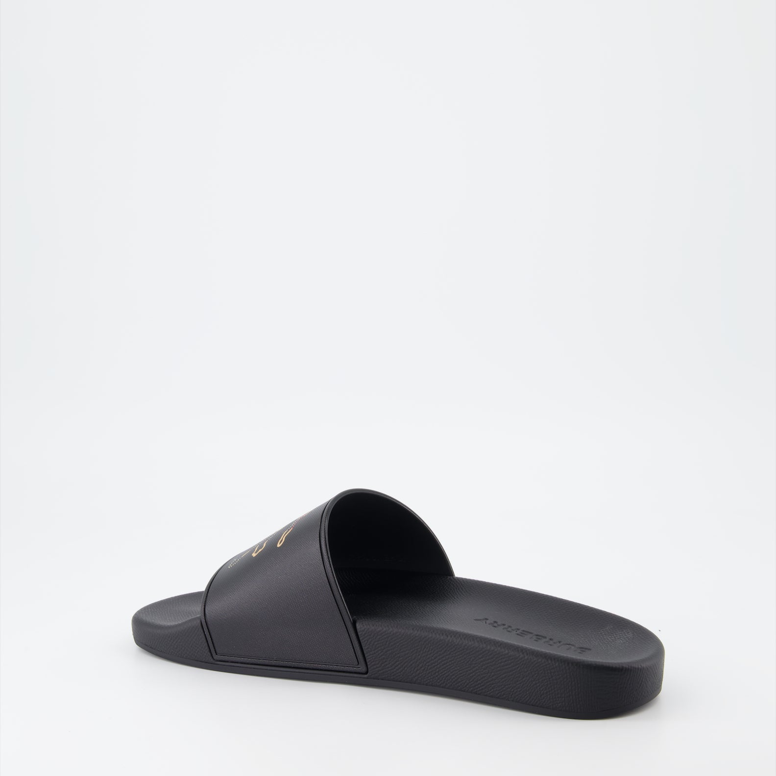 Sapatos abertos Claquettes Cavalier Burberry Preto Homme