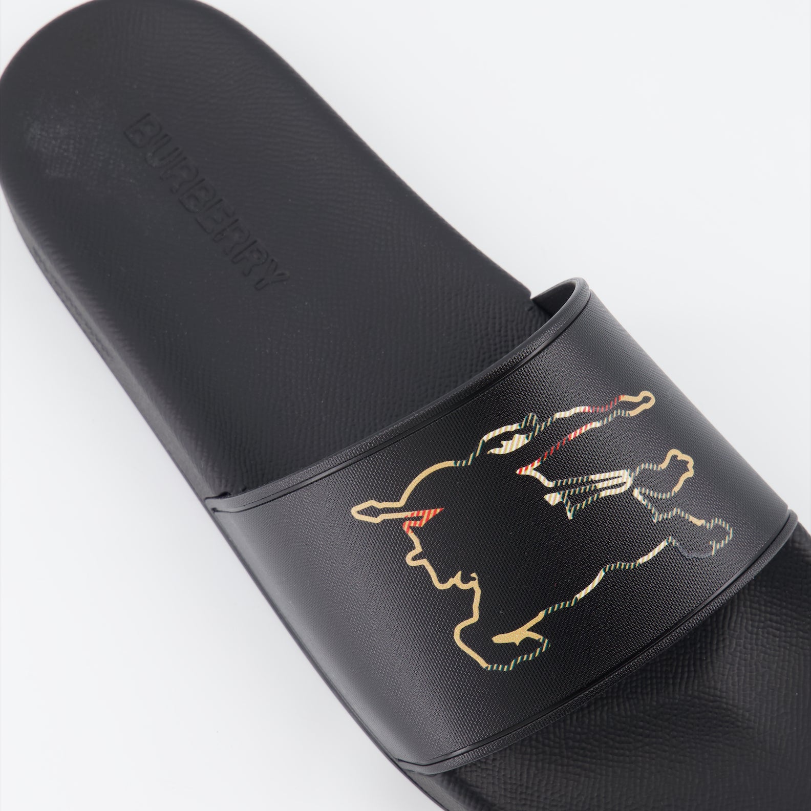 Sapatos abertos Claquettes Cavalier Burberry Preto Homme