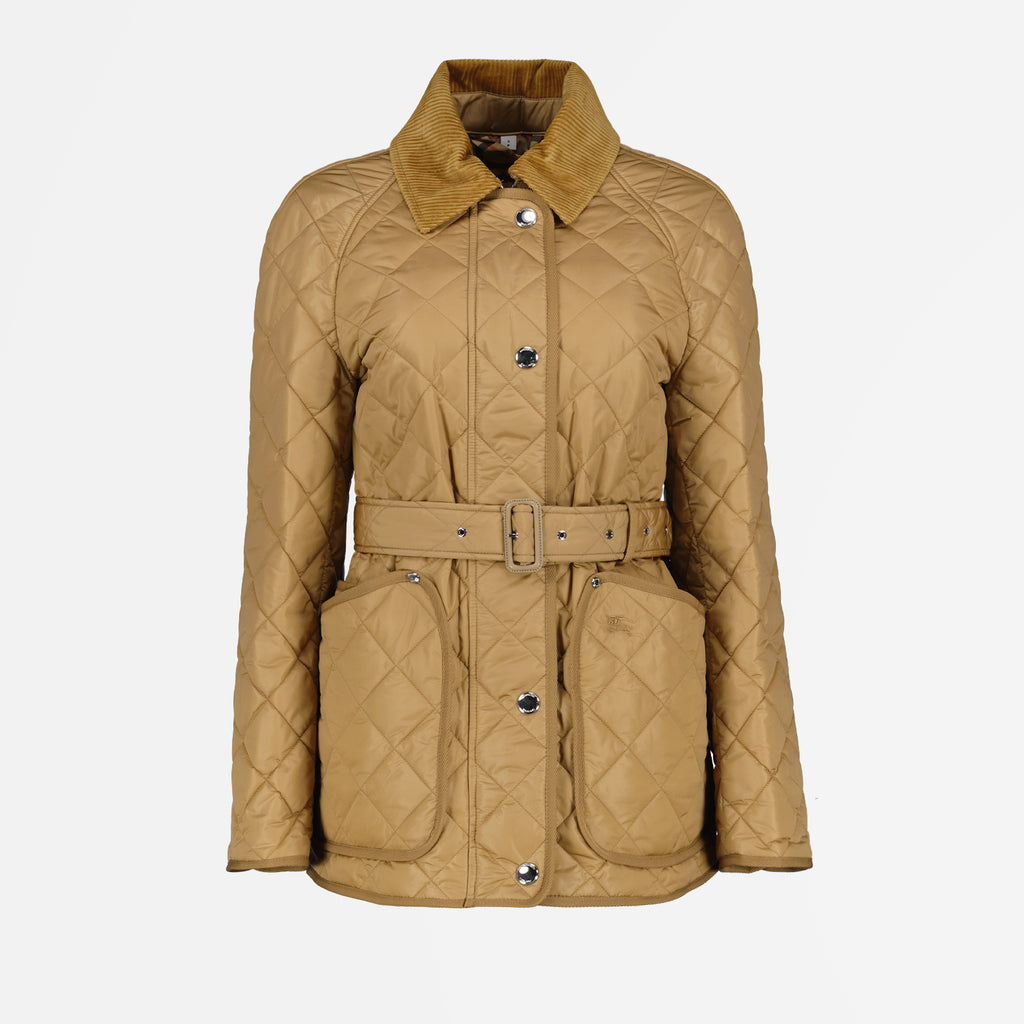 Vestes Veste matelassée en nylon Burberry Beige Femme