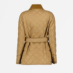Vestes Veste matelassée en nylon Burberry Beige Femme