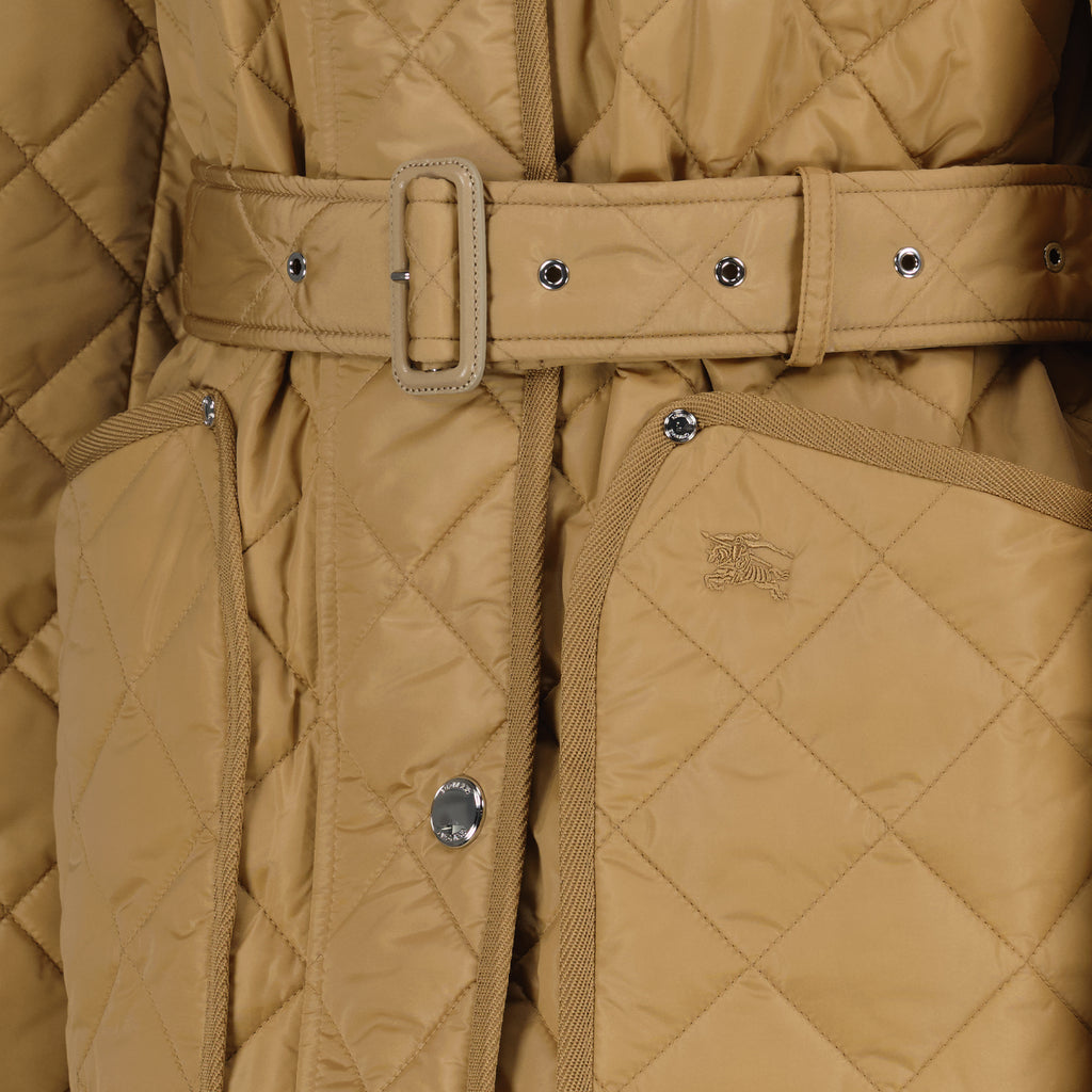 Vestes Veste matelassée en nylon Burberry Beige Femme