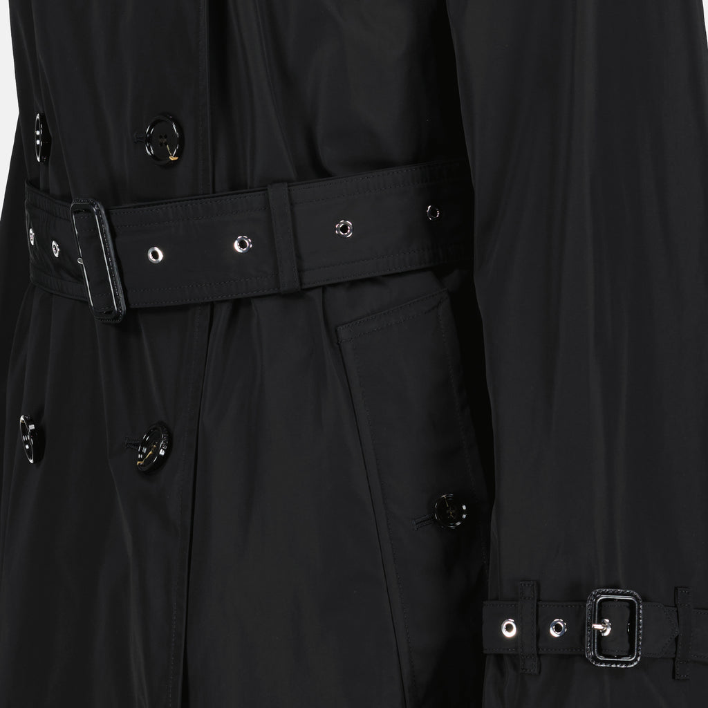 코트 켄싱턴 트렌치 코트 Burberry 검은색 Femme