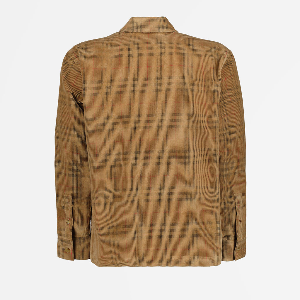 Camisas Chemise en velours Burberry Bege Homme