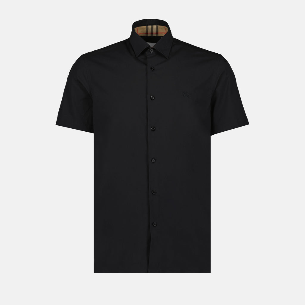 Camisas Chemise à manches courtes Burberry Negro Homme