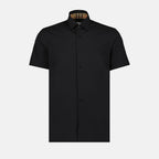 Camisas Chemise à manches courtes Burberry Negro Homme