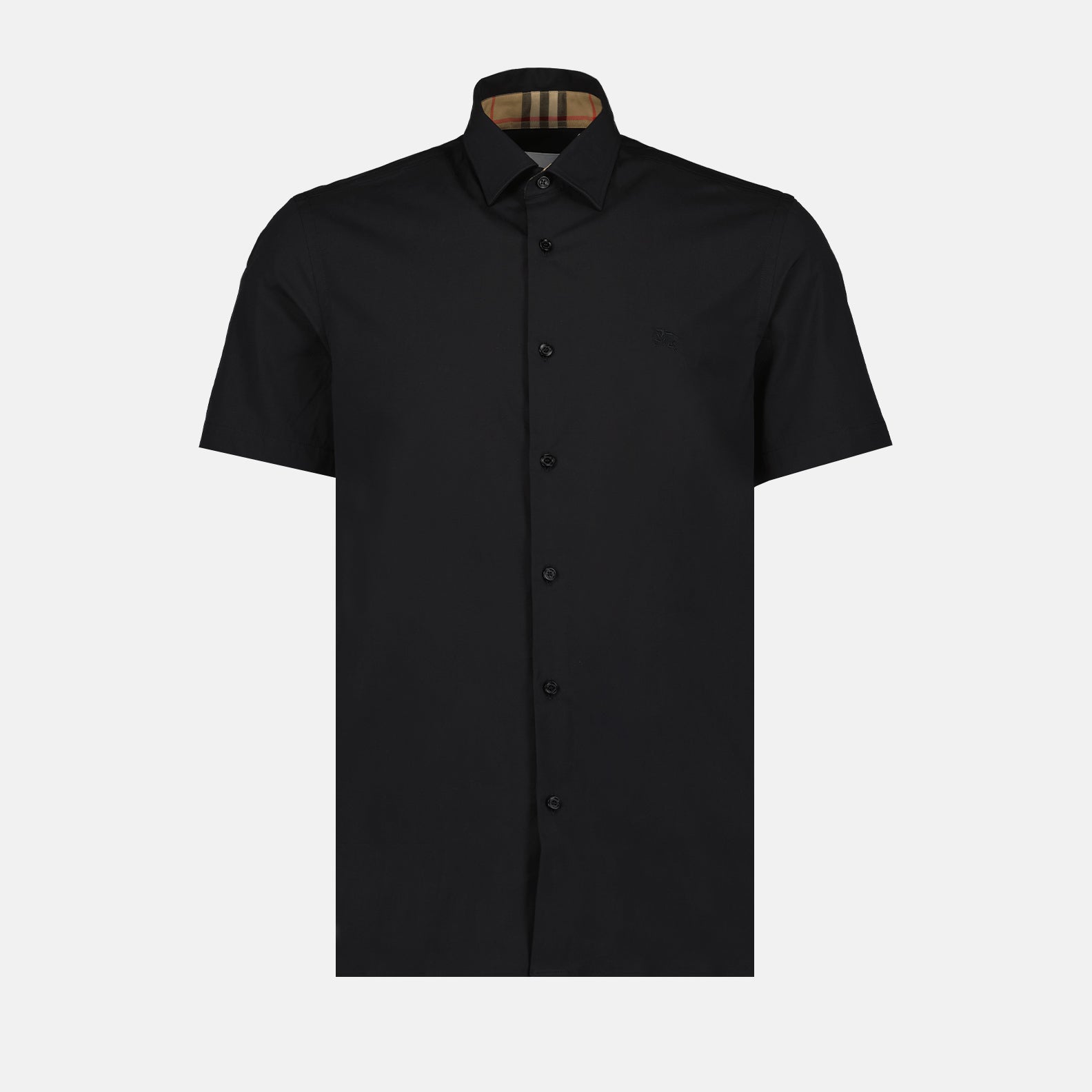 Camisas Chemise à manches courtes Burberry Negro Homme