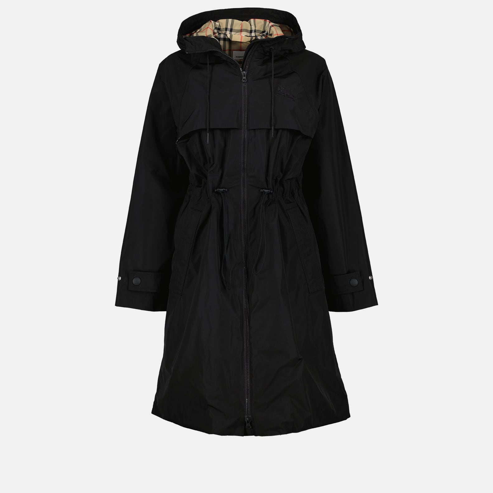 Coats Fitted parka Burberry Black Women