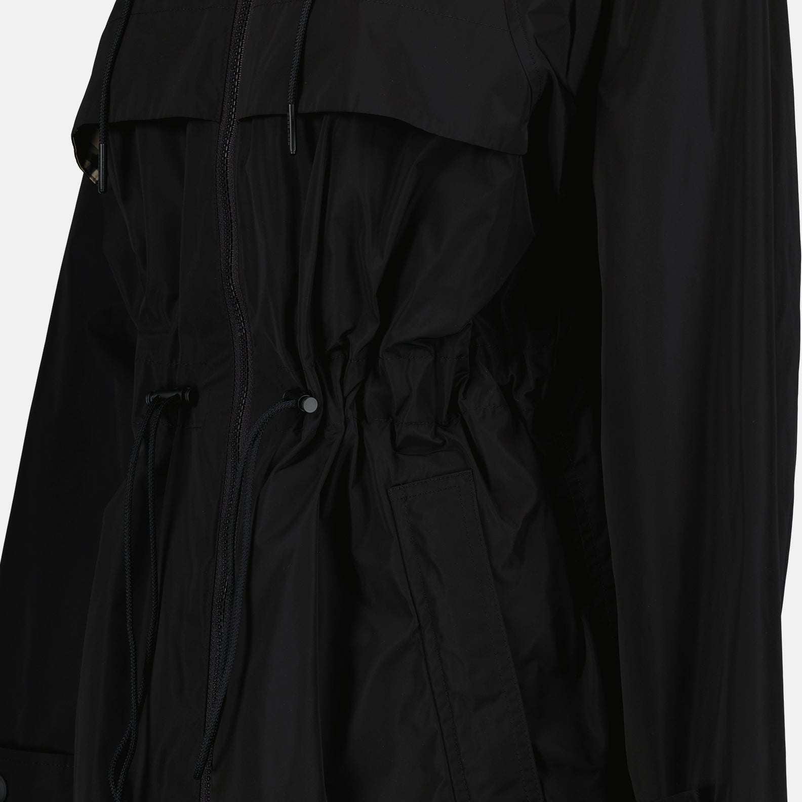 Coats Fitted parka Burberry Black Women
