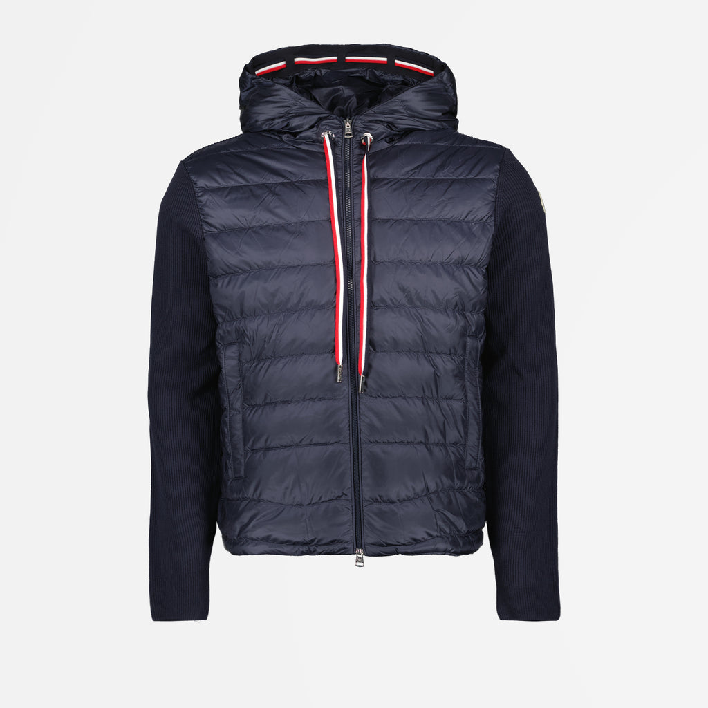 ジャケット バイマテリアルジャケット Moncler 青 Homme
