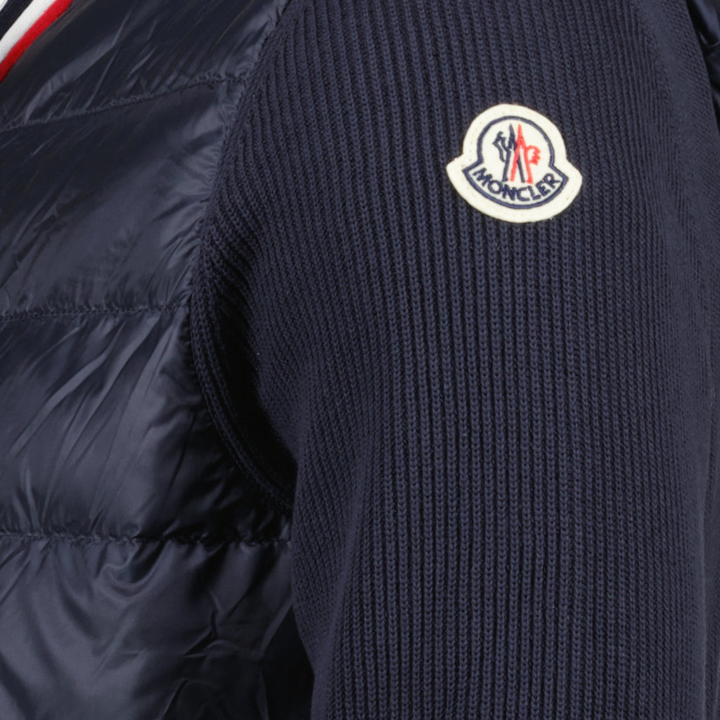 ジャケット バイマテリアルジャケット Moncler 青 Homme