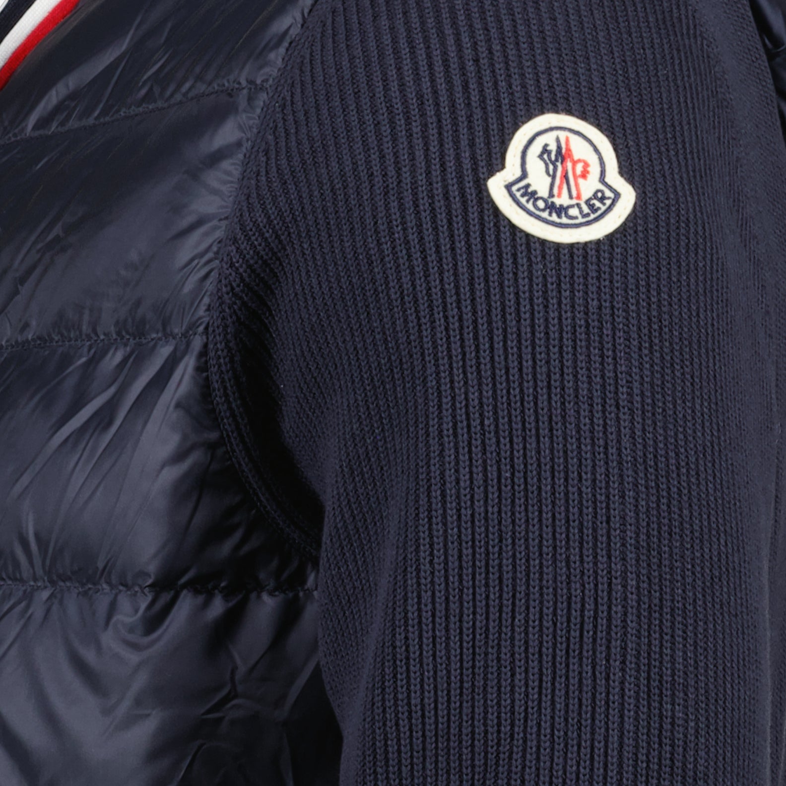 ジャケット バイマテリアルジャケット Moncler 青 Homme