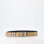 Ceintures Ceinture à carreaux Burberry Beige Homme