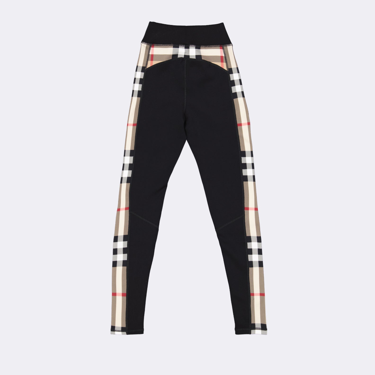 Pants Checked Leggings Burberry Black Women