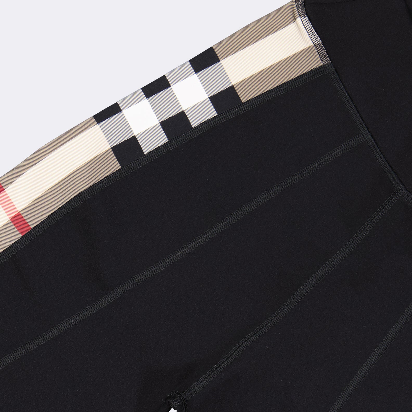 Pants Checked Leggings Burberry Black Women