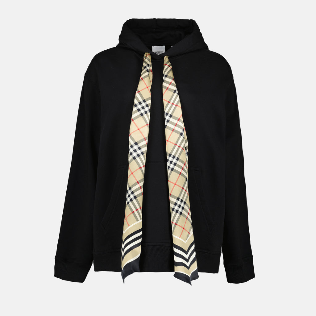 Sweatshirts Sweatshirt with scarf Burberry Black Women