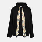 Sweatshirts Sweatshirt with scarf Burberry Black Women