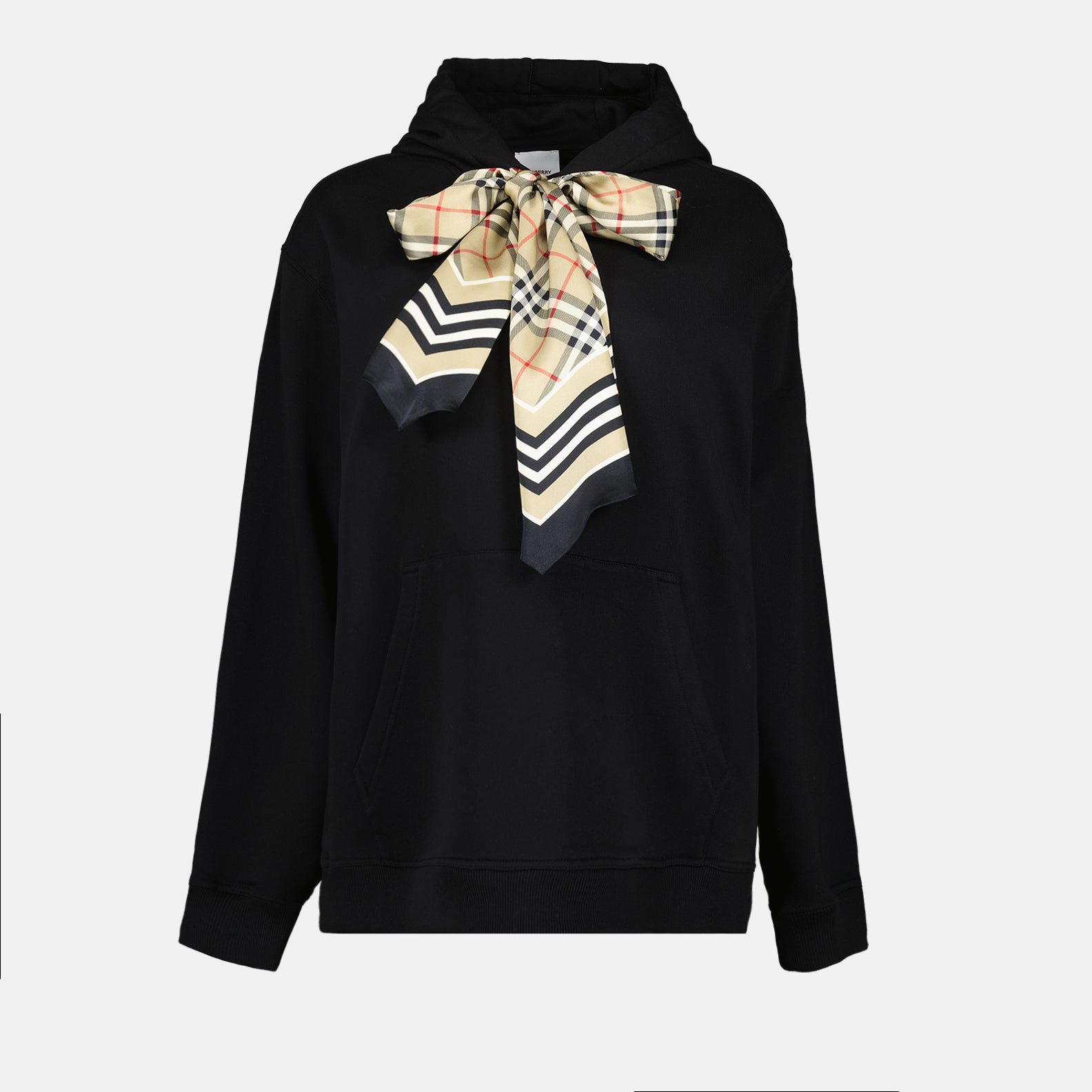 Sweatshirts Sweatshirt with scarf Burberry Black Women