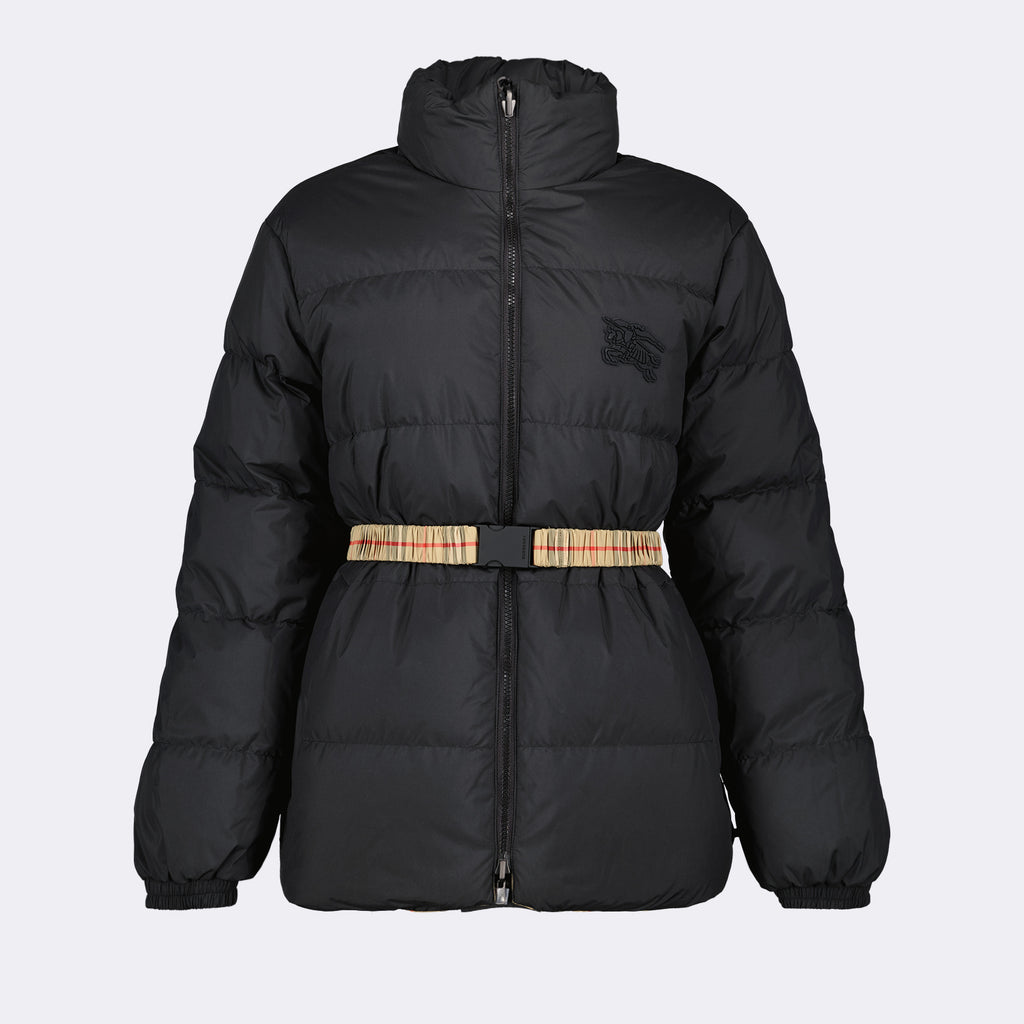 Manteaux Doudoune réversible à carreaux Burberry Beige Femme