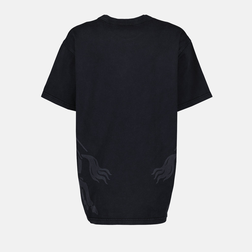 Tシャツ 馬のTシャツ Burberry 黒 女性