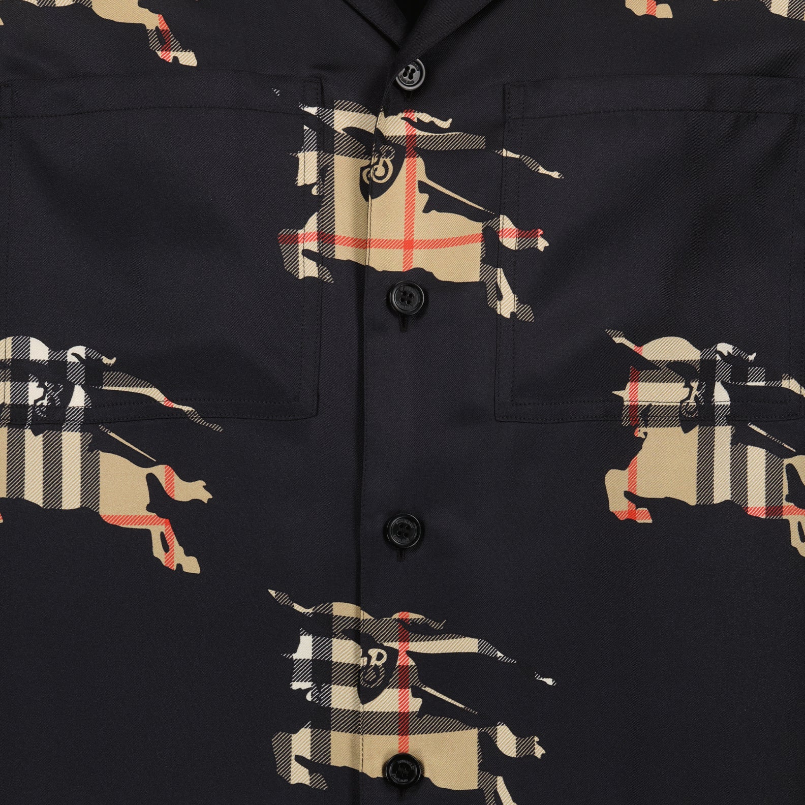 Camisas Chemise Cavalier Burberry Negro Homme