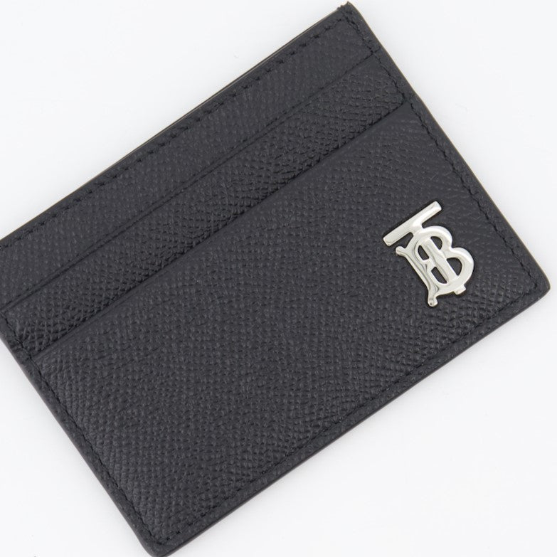 スモールレザーグッズ TBカードホルダー Burberry 黒 男