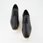 プラットフォームシューズ エリーゼ・ダービーズ Stella McCartney 黒 女性