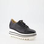 プラットフォームシューズ エリーゼ・ダービーズ Stella McCartney 黒 女性