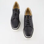 プラットフォームシューズ エリーゼ・ダービーズ Stella McCartney 黒 女性