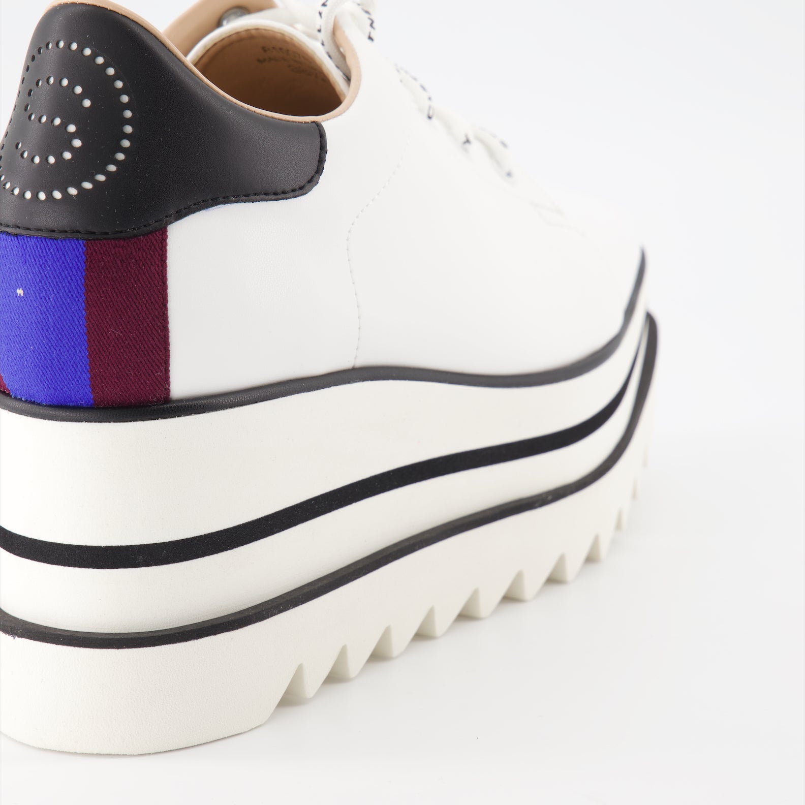 プラットフォームシューズ エリーゼ・ダービーズ Stella McCartney 白 女性