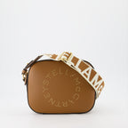 Borse a tracolla Sac mini Logo Stella Stella McCartney Marrone Femme