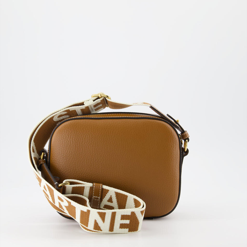 Borse a tracolla Sac mini Logo Stella Stella McCartney Marrone Femme