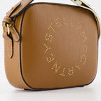 Borse a tracolla Sac mini Logo Stella Stella McCartney Marrone Femme