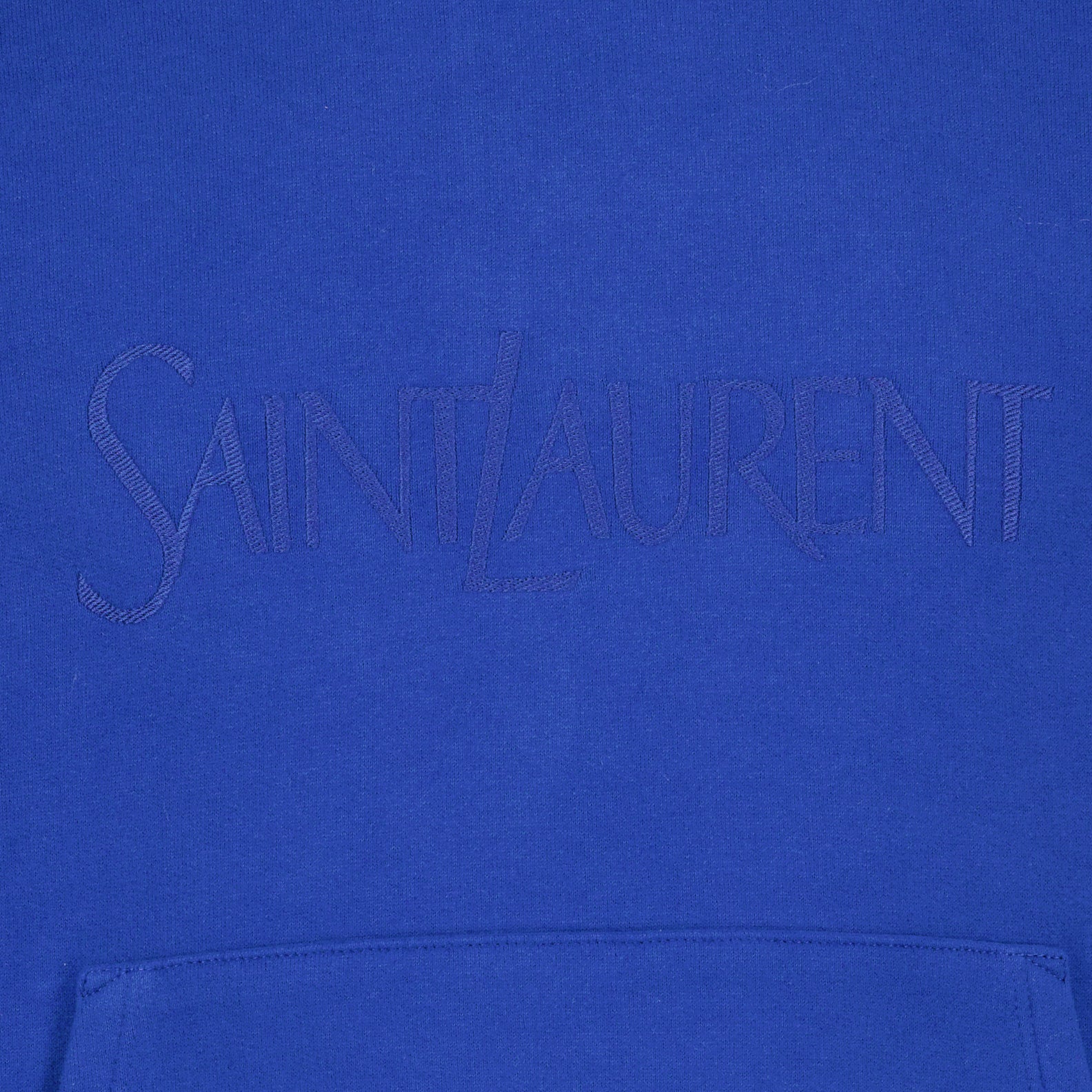Felpe Felpa con Logo Saint Laurent Blu scuro Homme