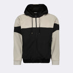 Chaquetas Sudadera con cremallera bicolor Saint Laurent Negro Homme