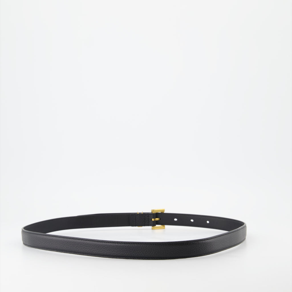 Ceintures Ceinture Cassandre Saint Laurent Noir Homme