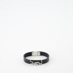 Bijoux Bracelet Cassandre Saint Laurent Noir Homme