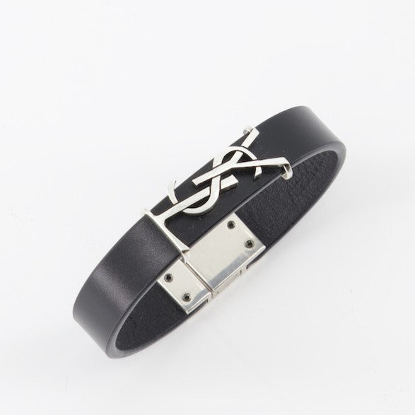 Bijoux Bracelet Cassandre Saint Laurent Noir Homme