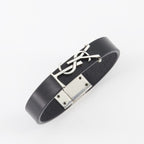 Bijoux Bracelet Cassandre Saint Laurent Noir Homme