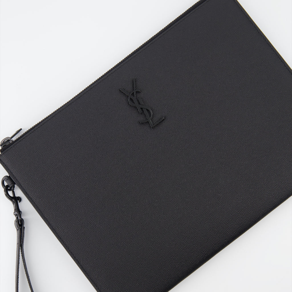 Pouches Cassandra pouch Saint Laurent Black Man