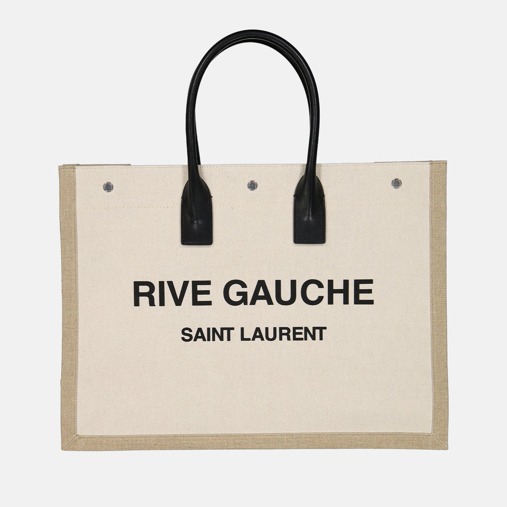 Tote bags Rive Gauche Tote Bag Saint Laurent Beige Man