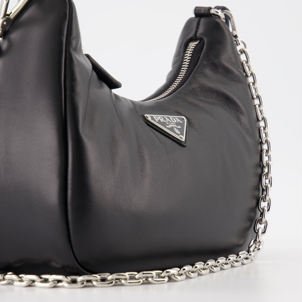 Sacs bandoulière Sac Re-Edition 2005 Prada Noir Femme