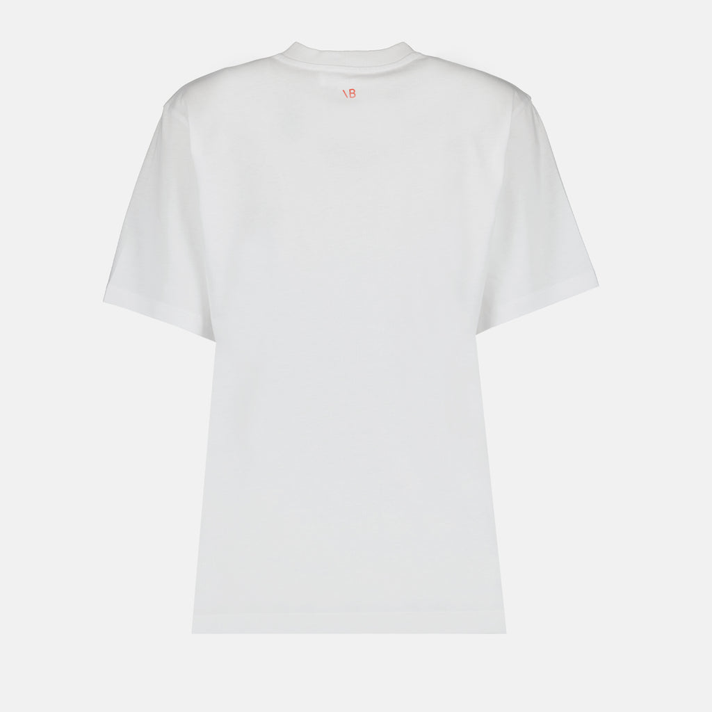 T-shirt T-shirt à slogan Victoria Beckham Bianco Femme