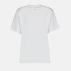 T-shirt T-shirt à slogan Victoria Beckham Bianco Femme