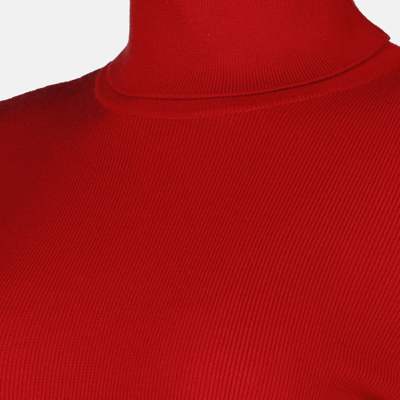 Maille Pull à col roulé en laine Victoria Beckham Rouge Femme