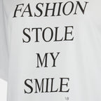 T-shirt T-shirt à slogan Victoria Beckham Bianco Femme