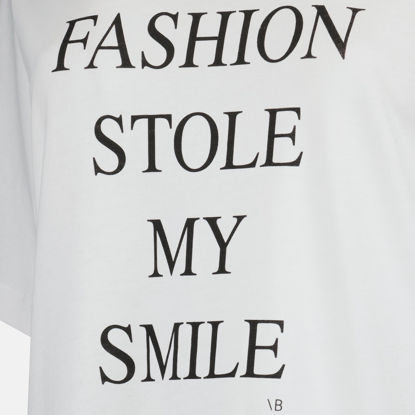 T-shirt T-shirt à slogan Victoria Beckham Bianco Femme
