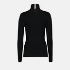 Maglieria Pull col roulé en laine Victoria Beckham Nero Femme