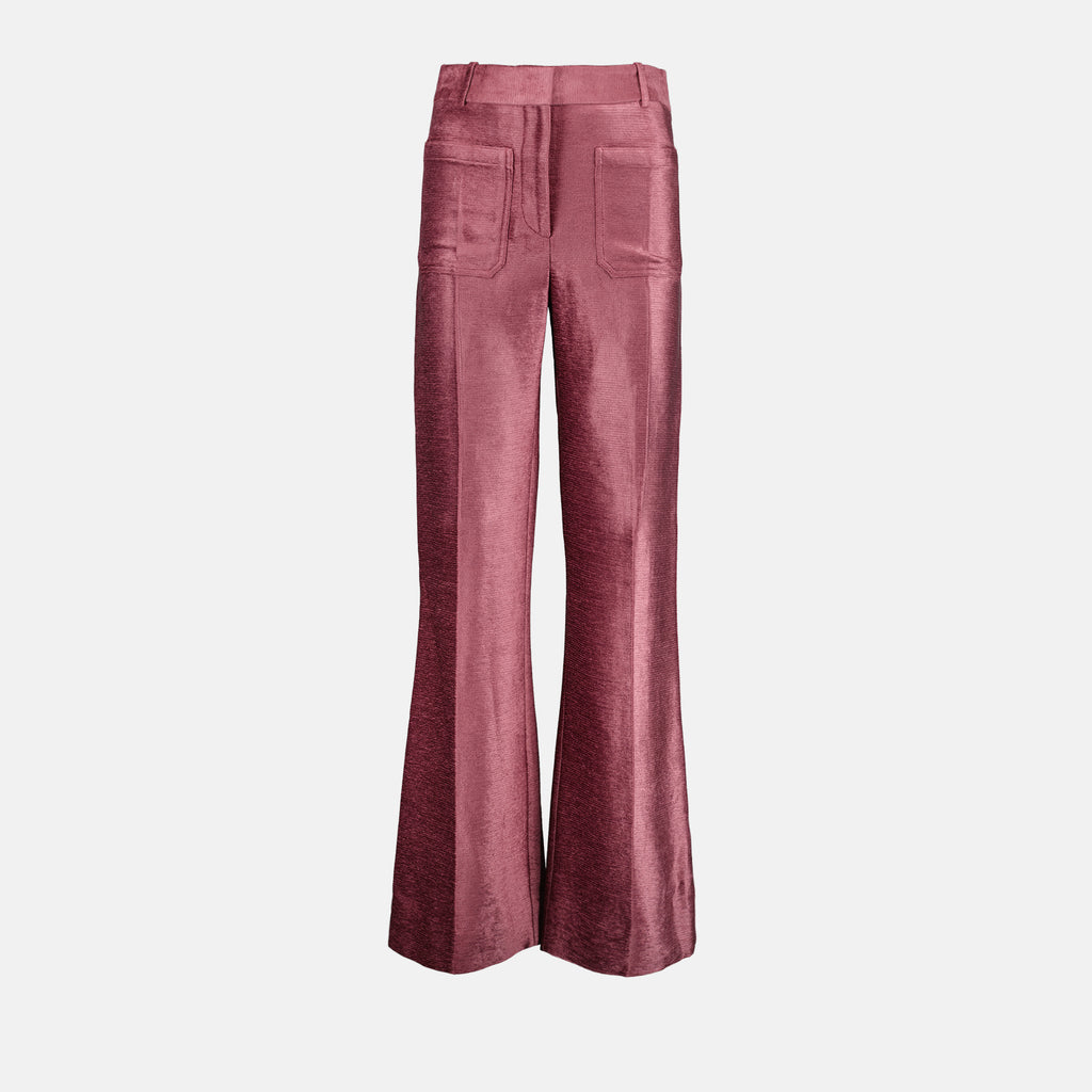 Hosen Pantalon Alina Victoria Beckham Rosa Femme
