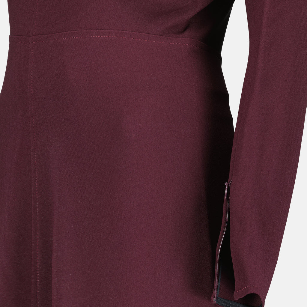 드레스 Robe midi Dolman Victoria Beckham 빨간색 Femme